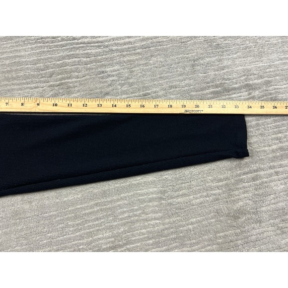 Torrid Dress Womens 00 Black Long Sleeve Mini Waffle Knit Polyester Blend Pocket - Picture 7 of 14
